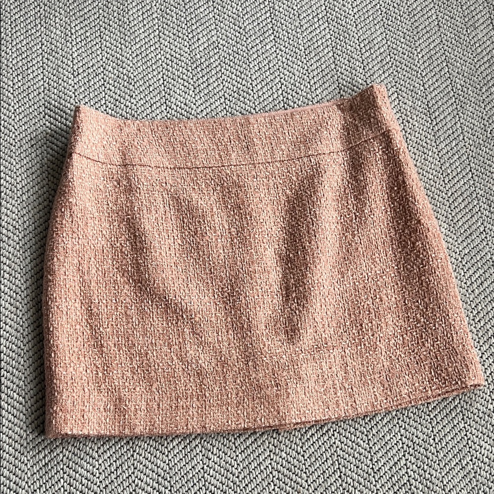 The Limited Textured Tan Mini Skirt